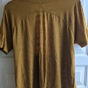 Oversized Mustard yellow Lululemon Tee